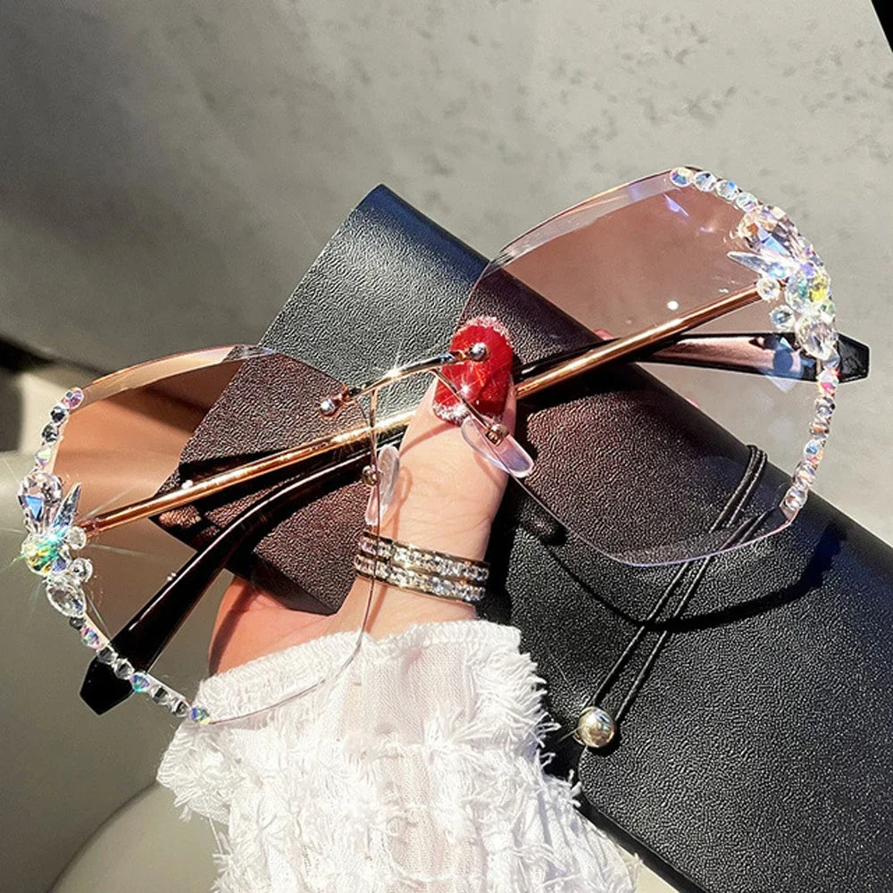 Aya Sunglasses | Vintage & Rimless | Stornfield