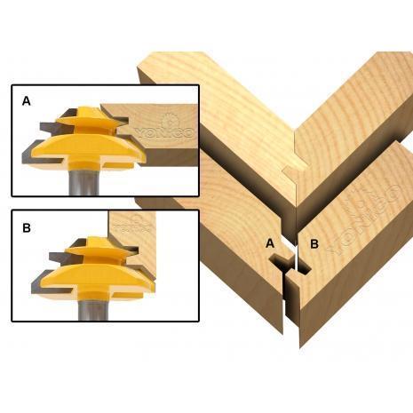 Lockable 45° bevel router bit | Stornfield