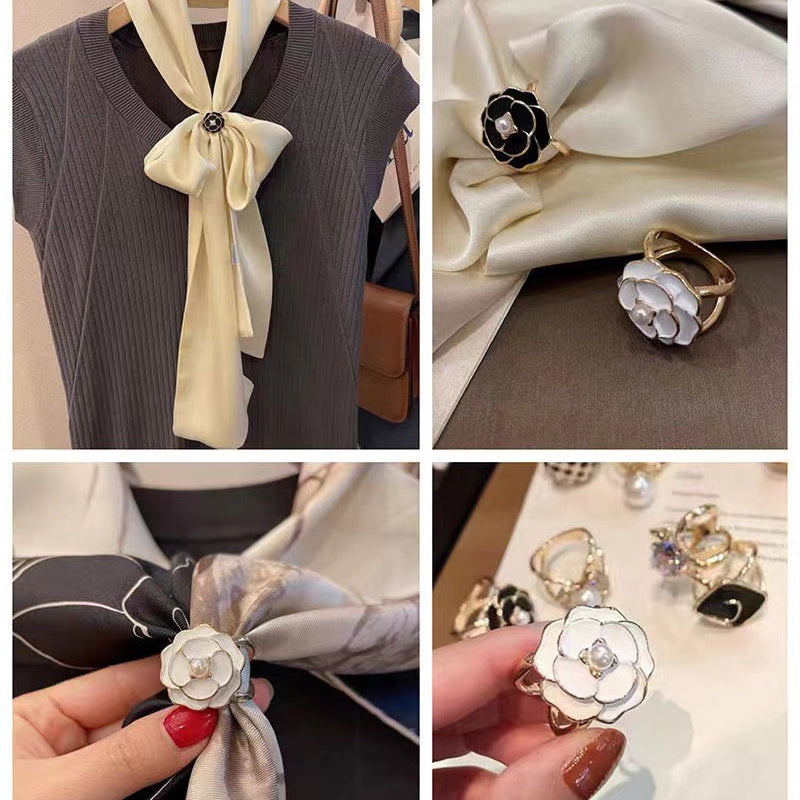 Camellia Scarf Buckle Stornfield