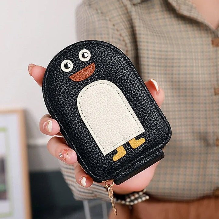 PU wallet for credit card and cute penguins | Stornfield