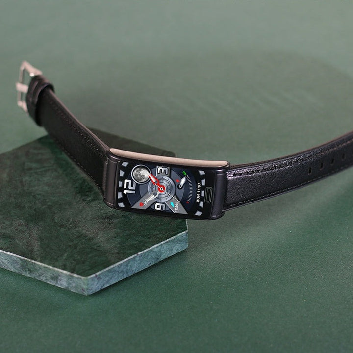 Stornfield | Bracelet Intelligent 3-Canaux EKG Tension Artérielle Oxygène Sanguin Sucre Sanguin Détection du Sommeil