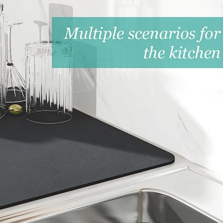 Kitchen Super Absorbent Draining Mat, Quick Dry Dish Coffee Mat | Stornfield