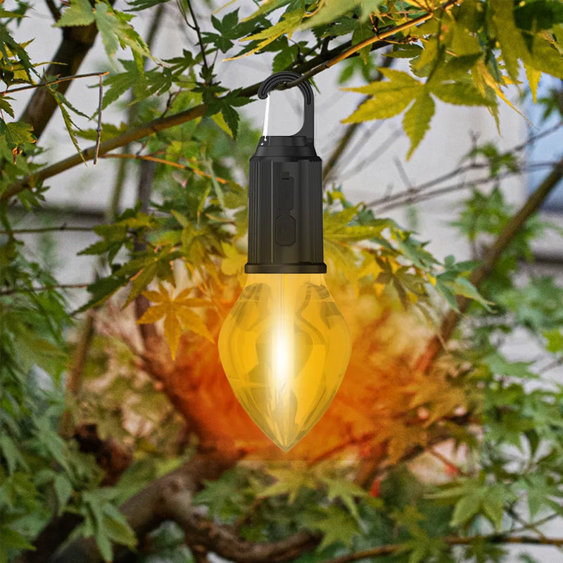 Outdoor Camping Hanging Type-C Charging Retro Bulb Light | Stornfield