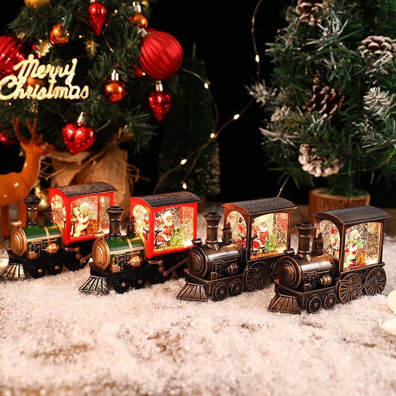 Christmas Crystal Floating Snow Train Light | Stornfield
