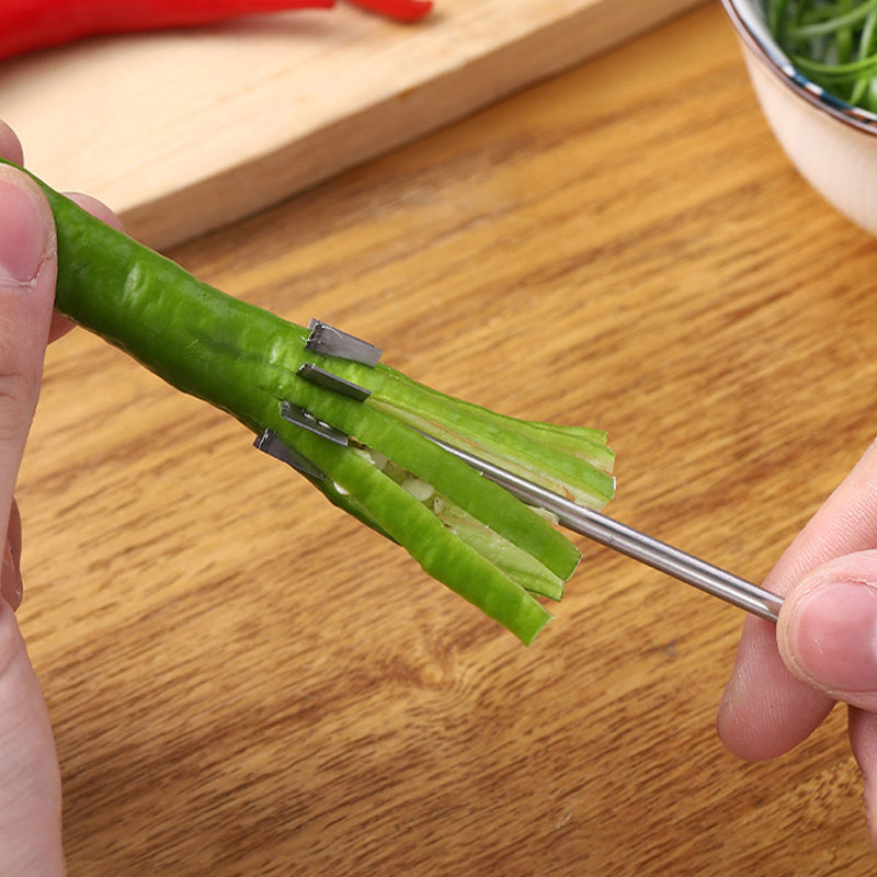 Stainless Steel Plum Blossom Onion Slicer | Stornfield
