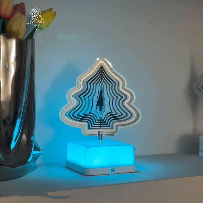 Rotating ambient light made of metal | Stornfield