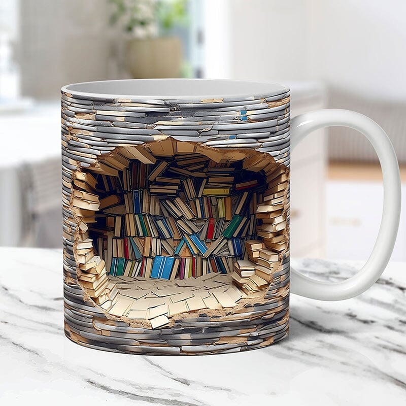 3D Bookshelf Mug | Stornfield