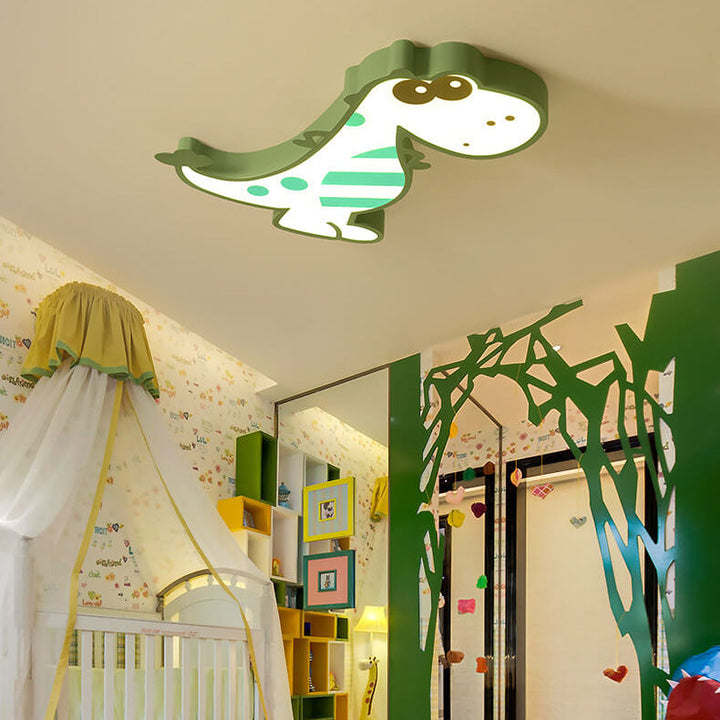 Stornfield | DinoBright LED Ceiling Light | Creative Dinosaur Design | Kids Bedroom Lamp | Warm & White Light | Dimmable