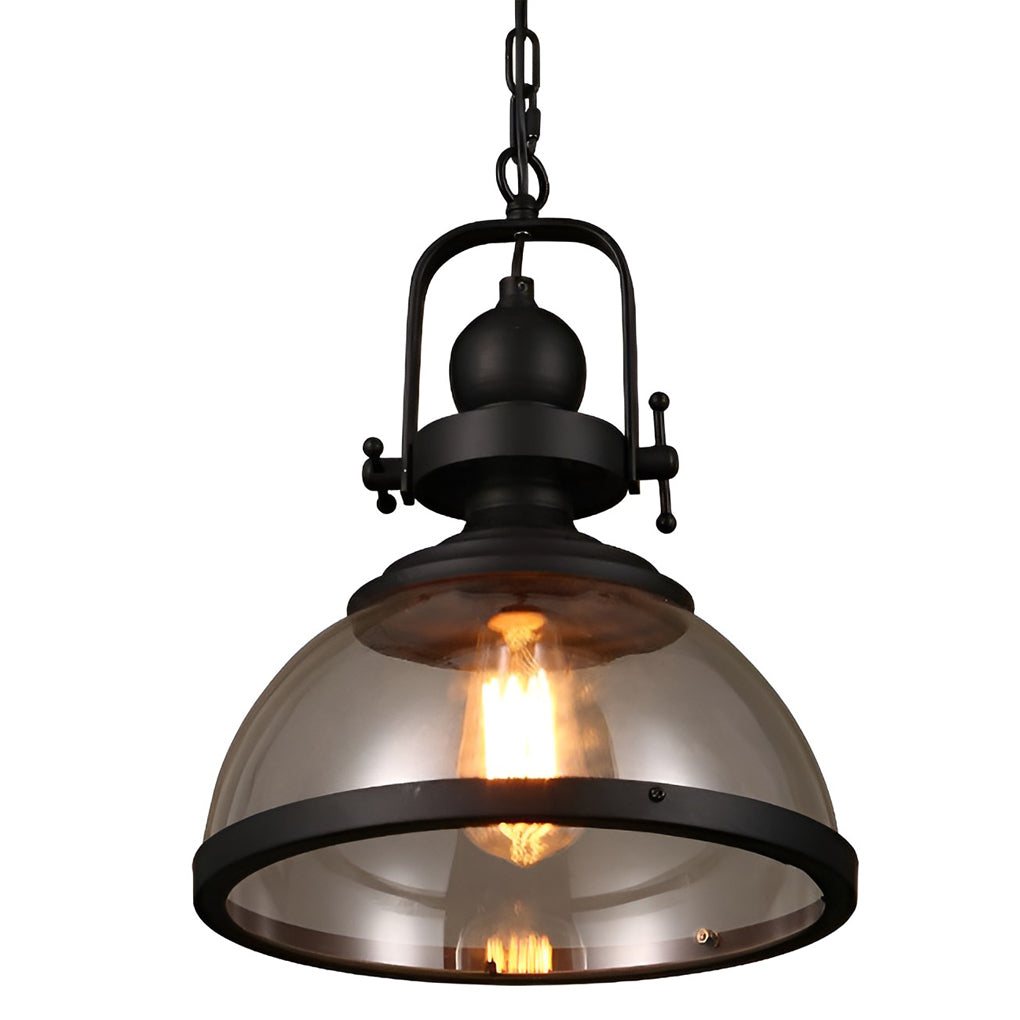 Stornfield | Industrial Retro Iron Antique Glass Chandelier for Ceiling