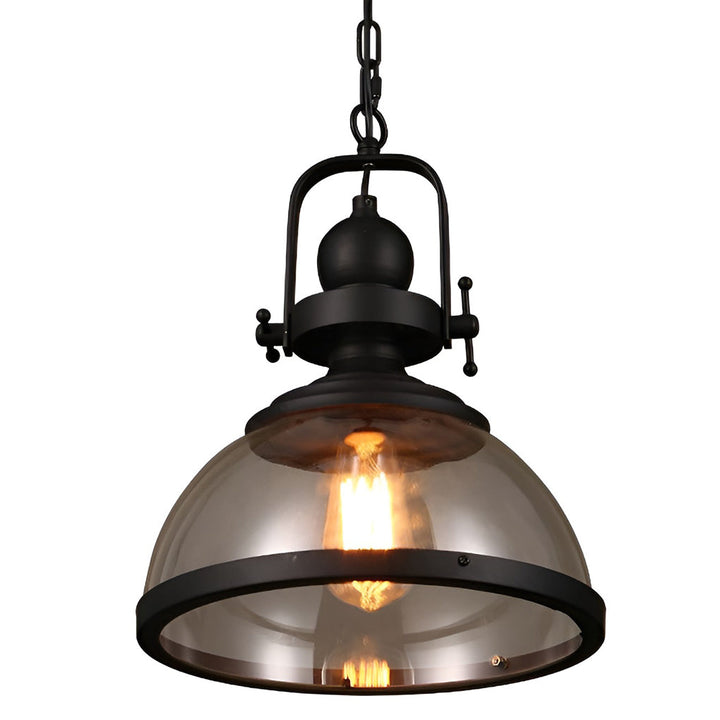 Stornfield | Industrial Retro Iron Antique Glass Chandelier for Ceiling