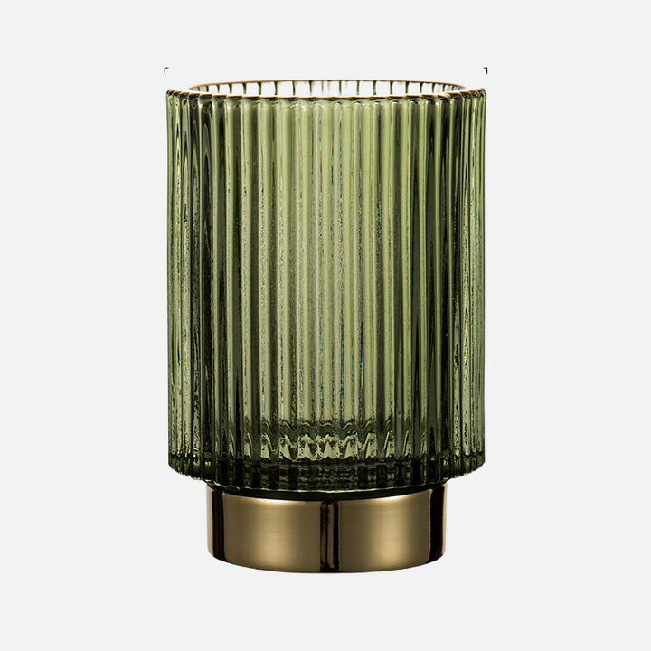 Stornfield | Elise Gold Plated Glass Makeup Halter & Organizer