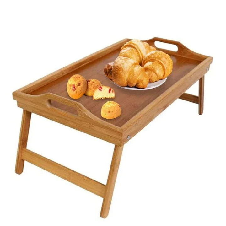 Bamboo Breakfast Bed Tray Table Stornfield