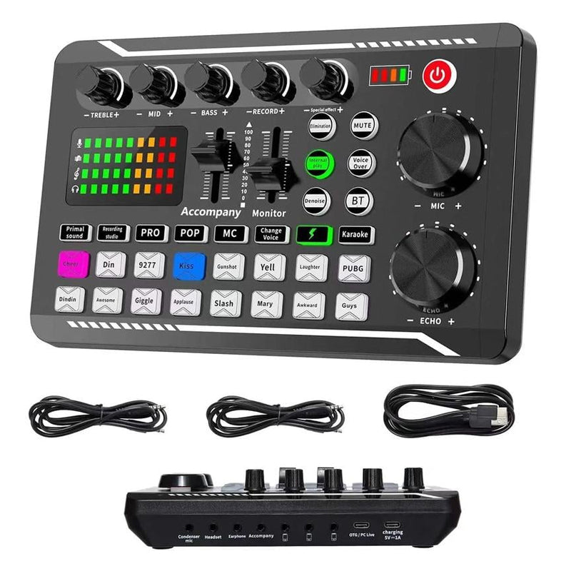 Live sound card with DJ mixer effects & voice changer | Stornfield