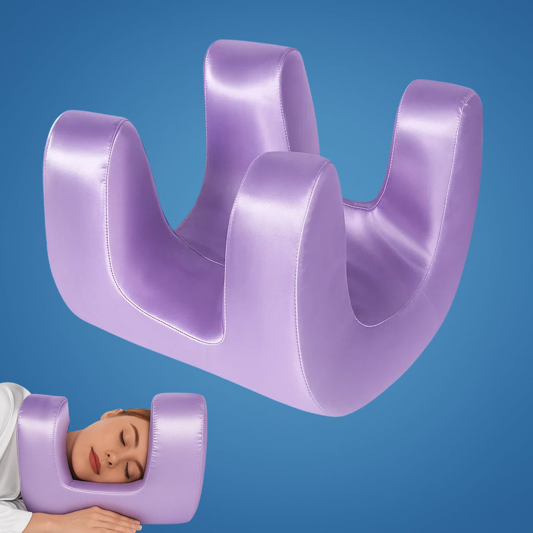 DermSleep | Anti-Wrinkle Beauty Pillow - Cool Memory Foam - Ergonomic Contour - Skincare Support - Side and Back Sleepers Stornfield