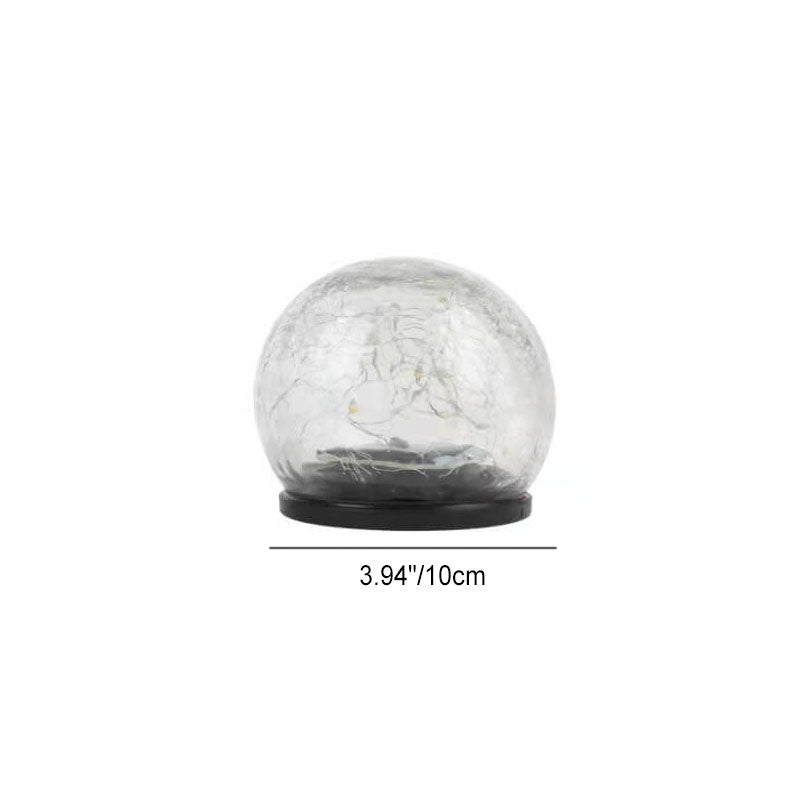 Solar Modern Minimalist Glass Floor Decoration LED Outdoor Landscape Light | Stornfield