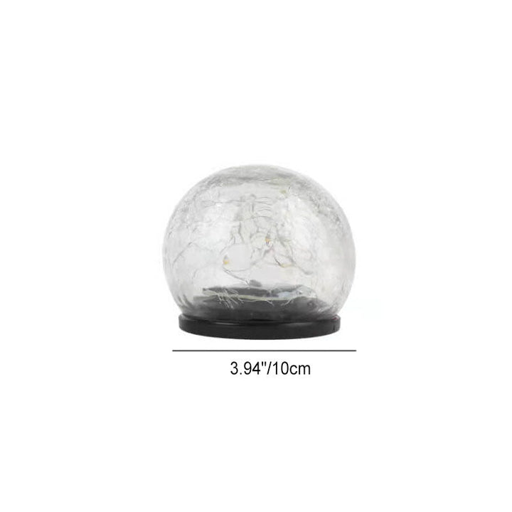 Solar Modern Minimalist Glass Floor Decoration LED Outdoor Landscape Light | Stornfield