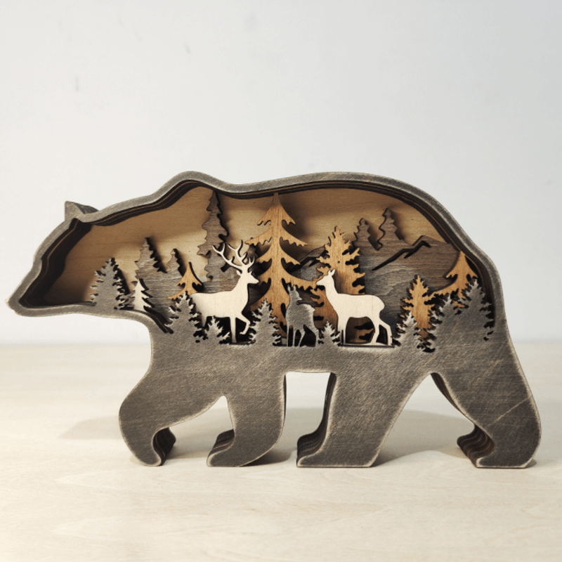 Stornfield | 3D Creative Wood Animal Sculpture Craft Gift