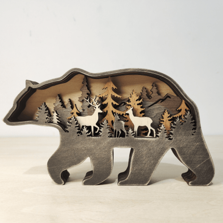 Stornfield | 3D Creative Wood Animal Sculpture Craft Gift