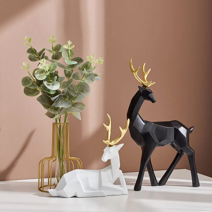 Geometric Deer Display Figurine | Stornfield
