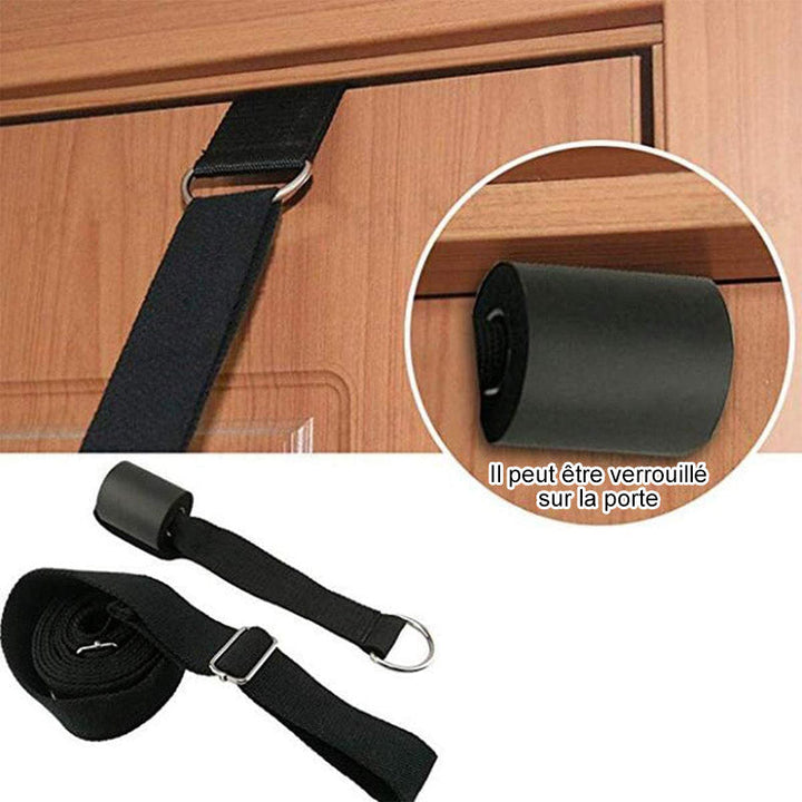 Adjustable Rubber Yoga Strap | Stornfield