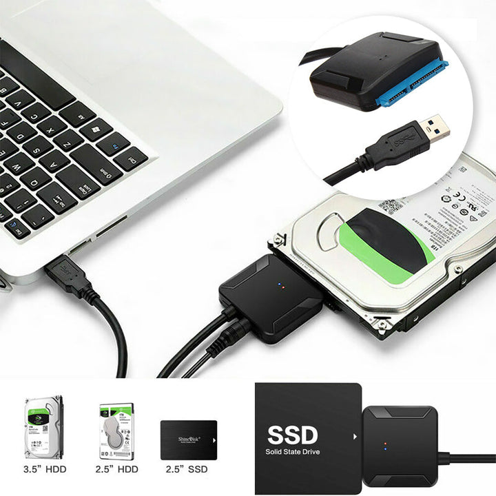 USB 3.0 to SATA III Hard Drive Adapter | Stornfield