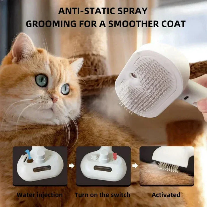 Pet Steam Brush with Steam Cleaning | Stornfield