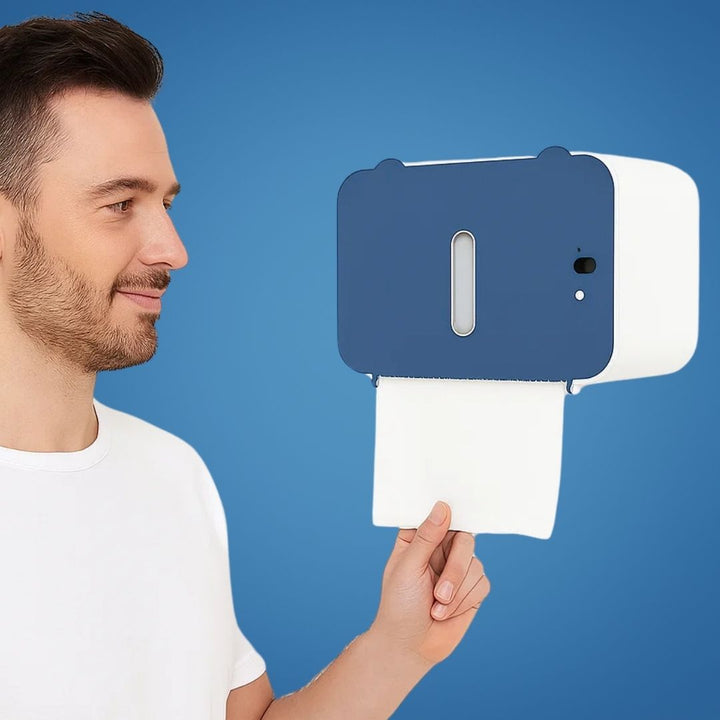 CleanGuard | Touchless Toilet Paper Dispenser – Sensor Activated – Auto-Retract Cut – For Stornfield High-Traffic Restrooms