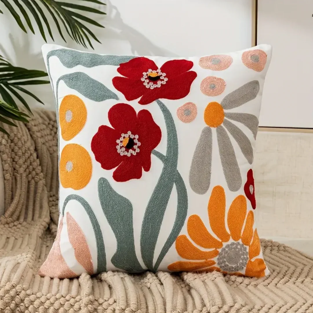 Decorative Cushion FloraSoft – Decorative Flower Cushion with Removable Cover | Stornfield