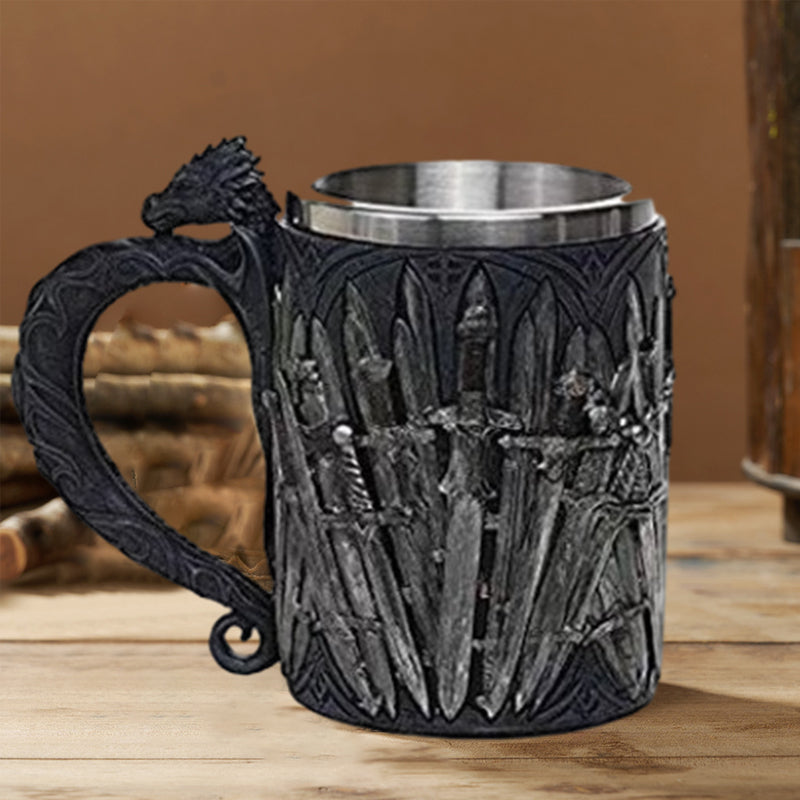 Creative Medieval Stainless Steel Tankard for Beer Coffee | Stornfield
