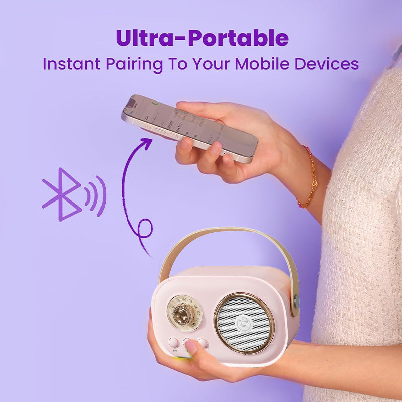Portable Bluetooth speaker with wireless microphone | Stornfield