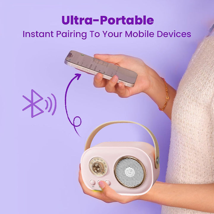 Portable Bluetooth speaker with wireless microphone | Stornfield