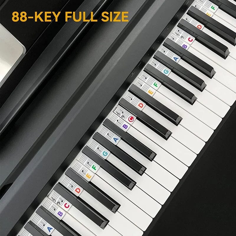 Stornfield | Removable Piano Keyboard Note Labels