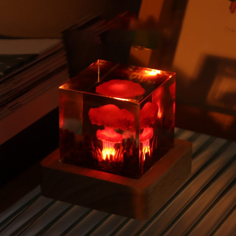 Resin Lamp With Explosive Bombs | Stornfield