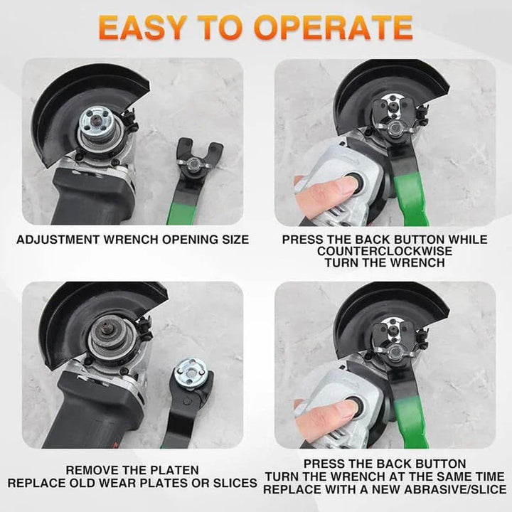 Angle Grinder Wrench Thickened Disassembly Tool Adjustable | Stornfield