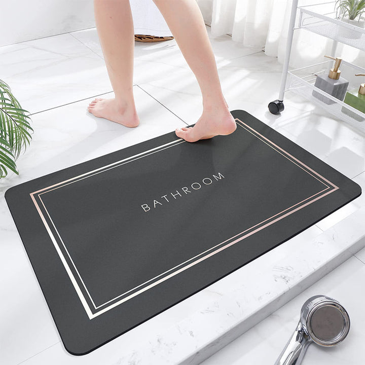 Minimalist Super Absorbent Quick Drying Bath Mat | Stornfield