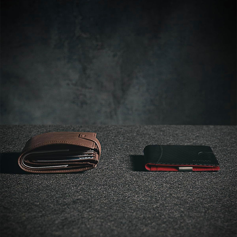 Stornfield | Theft-proof magnetic card holder made of genuine leather