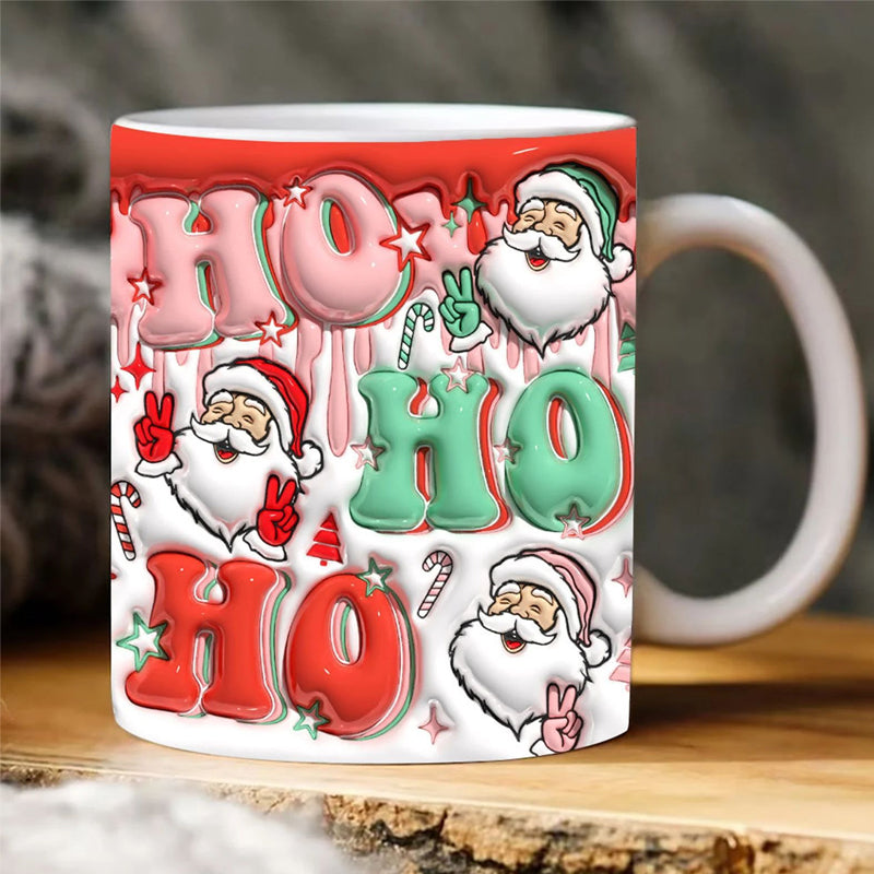 Christmas 3D Gingerman Ceramic Coffee Mug | Stornfield
