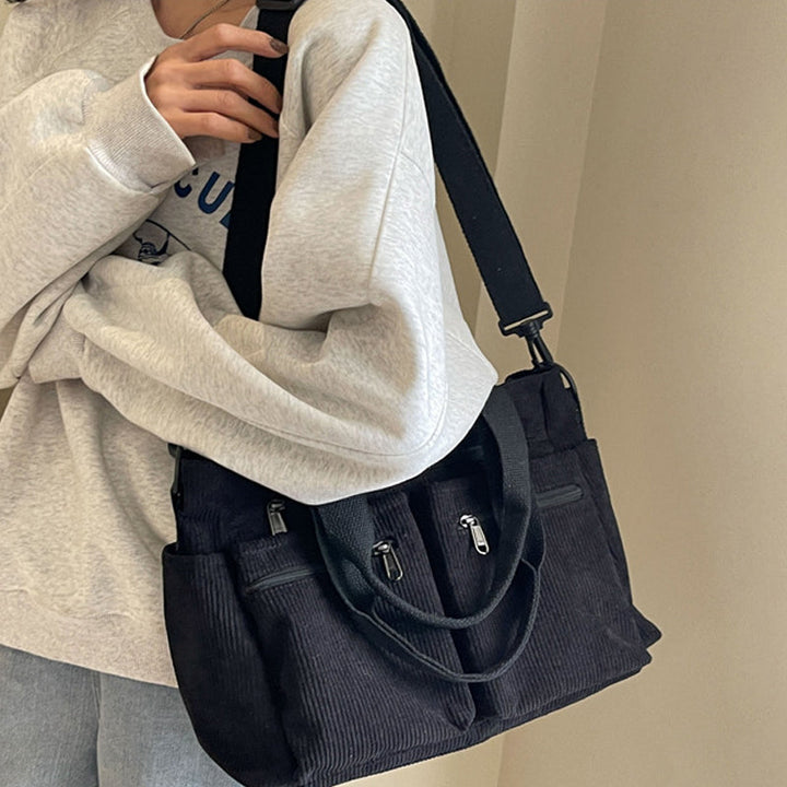 Corduroy Tote Bag, One Color | Stornfield