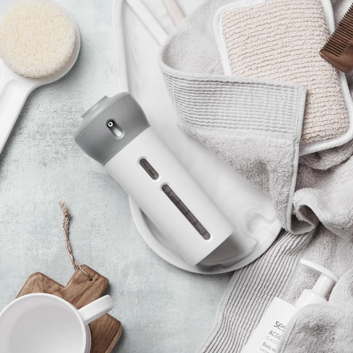 4-in-1 bottle with portable skin care dispenser | Stornfield