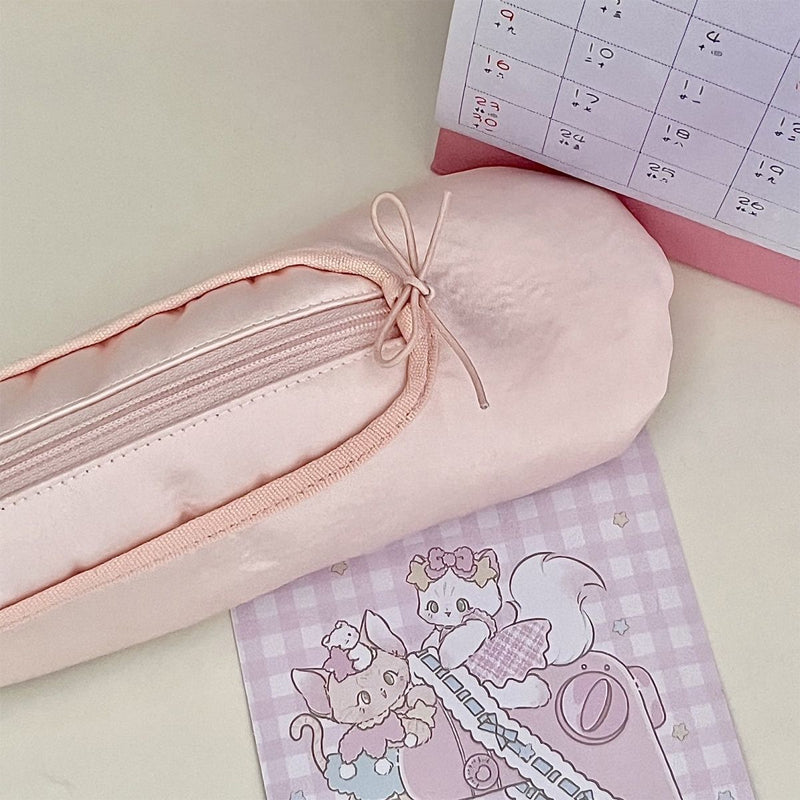 Personalized Pink Ballet Shoe Style Makeup Bag | Stornfield