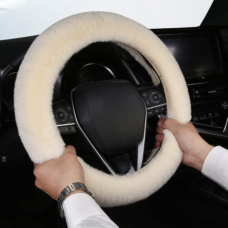 Universal Plush Steering Wheel Cover | Stornfield