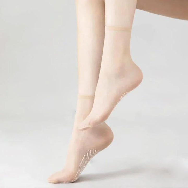 Invisible, Non-slip Crystal Silk Socks | Stornfield