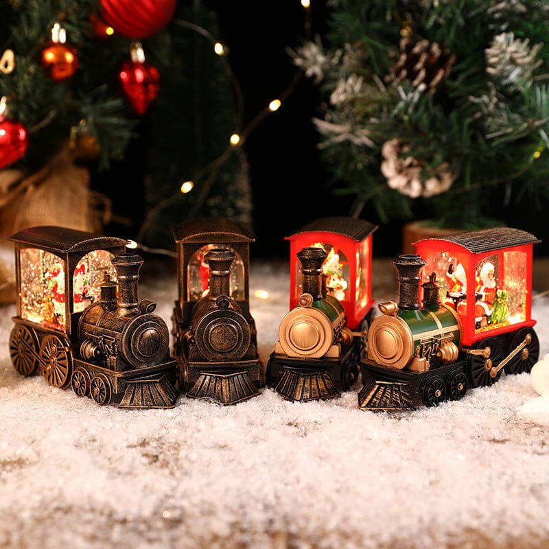 Christmas Crystal Floating Snow Train Light | Stornfield