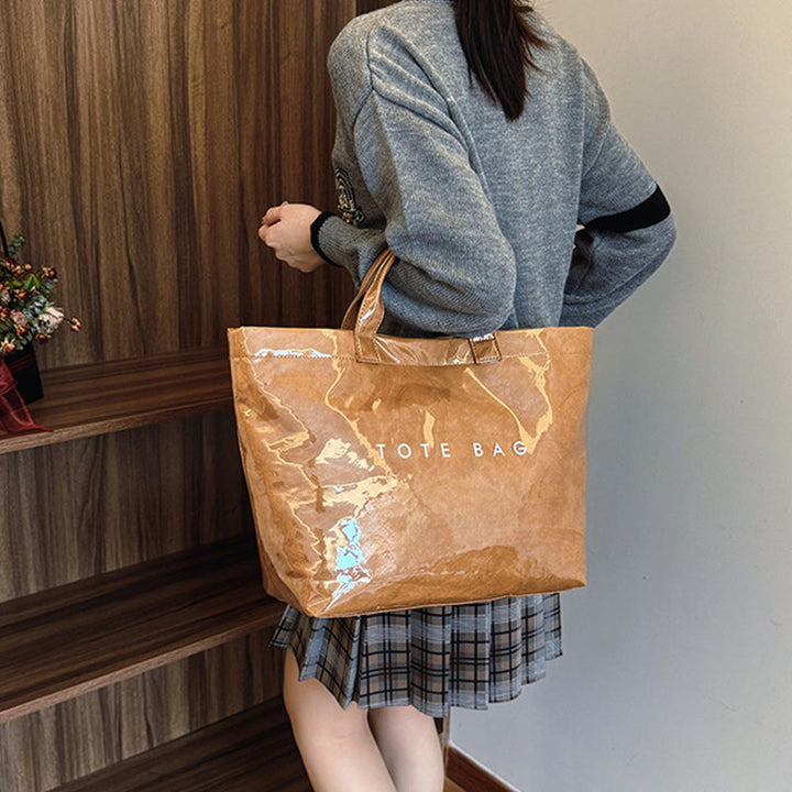 Women Letter Print Tote Bag | Stornfield