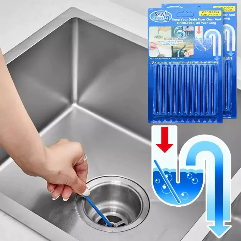 Sani Sticks Drain Cleaner - Pack Of 12 Stornfield