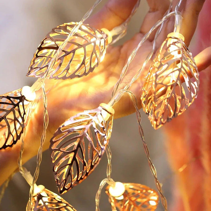 Stornfield | Golden Leaf Fairy Lights