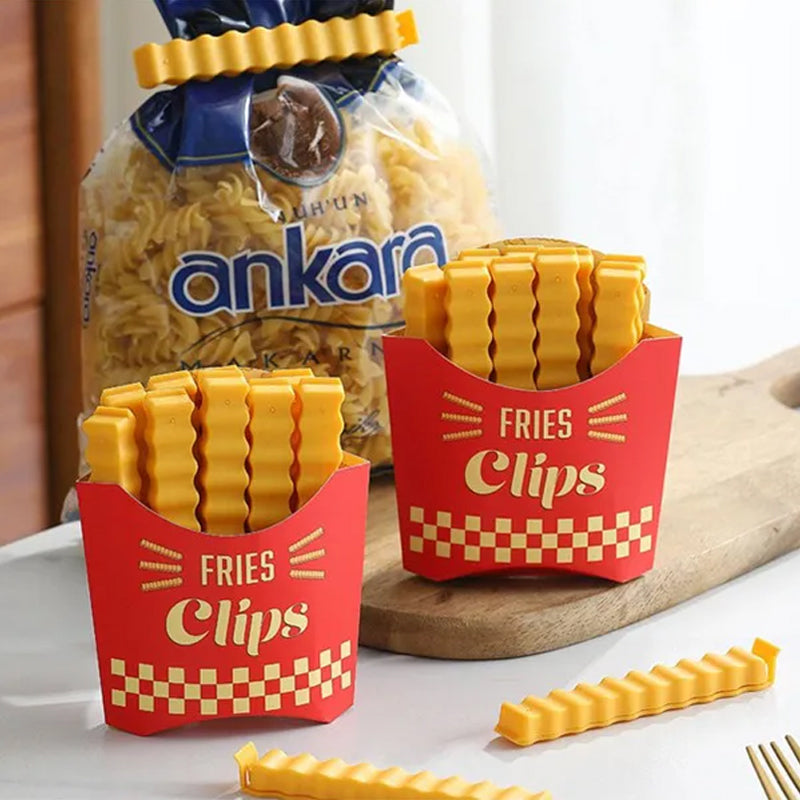 Funny magnetic French fries food closure clip | Stornfield