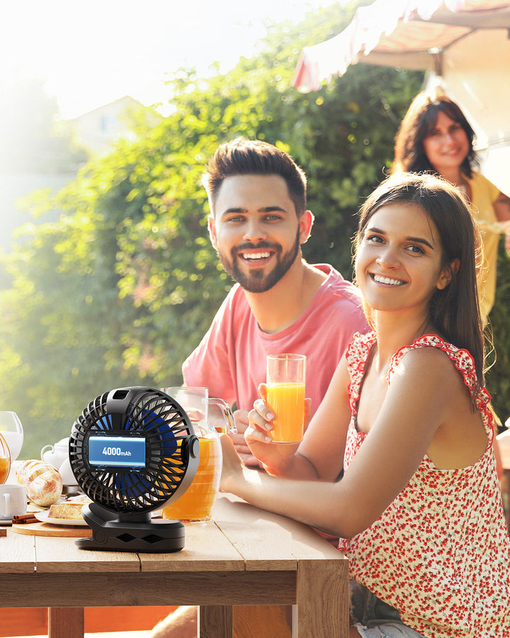 Portable Clip on Fan - Battery Operated Stroller Fan | Stornfield