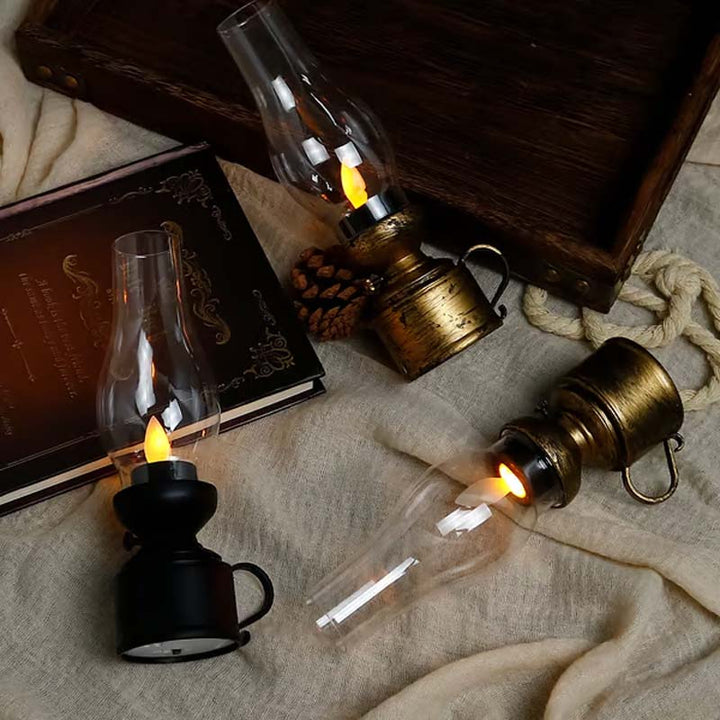 Electronic LED Vintage Oil Lamp | Stornfield