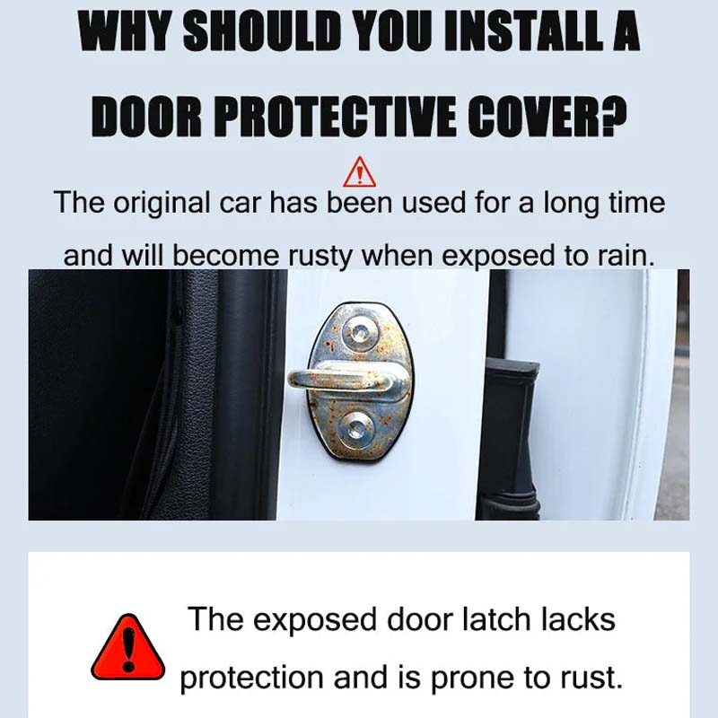 Car Silicone Door Lock Protective Cover (4PCS) | Stornfield